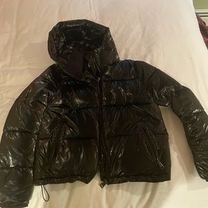 Calvin Klein Black Puffer Coat